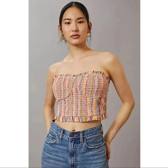 Anthropologie Pilcro kitted crop top - Picture 2 of 13